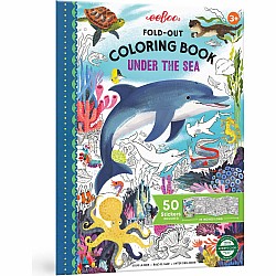Fold Out Coloring Book, Under the Sea