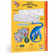 Dinosaurs Abound (fold-out coloring book with stickers)