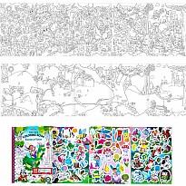 Fairies and Tales (fold-out coloring book with stickers)