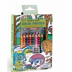 Color Pencil Mini Mural, Dinosaurs
