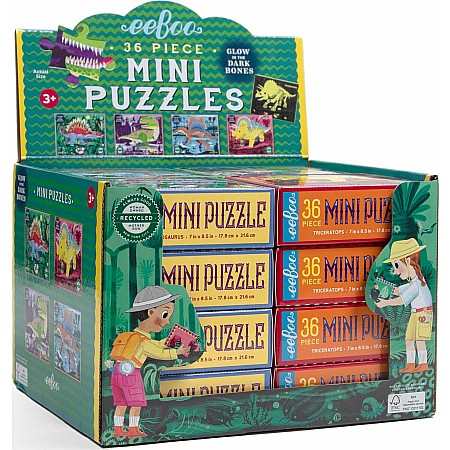 Dinosaur Mini Puzzle (assorted)