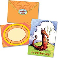 Sassy Dragon Birthday Card