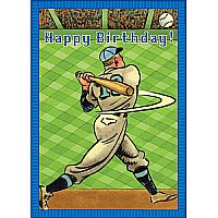Baseball Home Run Birthday Card