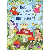 Party At The Mushroom Birthday Birthday Card
