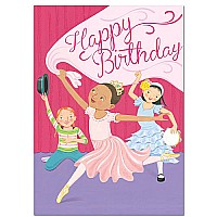 Dancing Girls Birthday Card