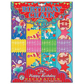 Birthday Paper Chain