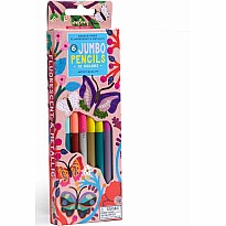 Butterflies 6 Jumbo Double-Sided Pencils