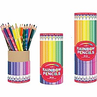 Rainbow Pencils (double-sided pencils - 25 pencils, 50 colors)