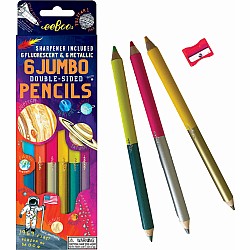 Solar System, 6 ct Jumbo Double Pencils
