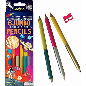 Solar System, 6 ct Jumbo Double Pencils