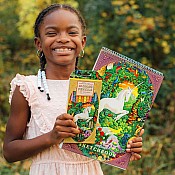 Unicorn Garden Special Pencils (12 color pencils -  double-sided )
