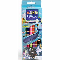 Double-Sided Color Pencils Under the Sea Jumbo 