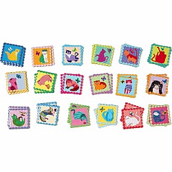 Cats Little Square Memory Game