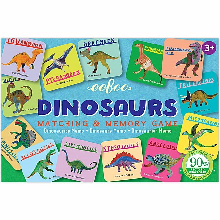 Dinosaurs Memory & Matching Game