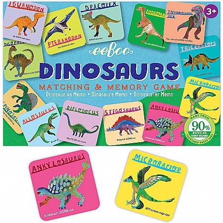 Dinosaurs Memory & Matching Game