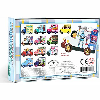 Trucks and Bus Little Memory Matching Game