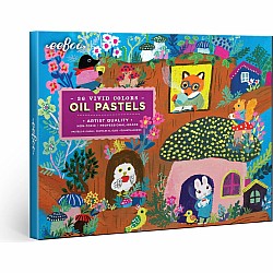 Yumi's Mushroom House 36ct Oil Pastels