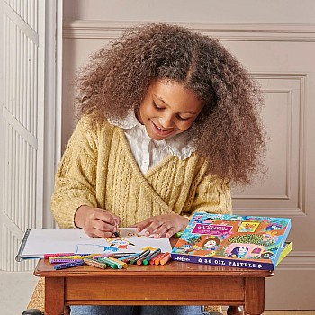 Yumi's Mushroom House 36ct Oil Pastels