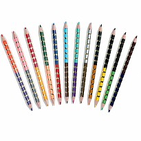 Fawn & Sun 12 Double Sided Color Pencils