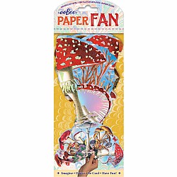 Artist Paper Fan, Mushrooms