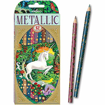 Unicorn 12 Metallic Color Pencils