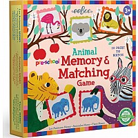 Pre-school Animal Memory  Matching Game