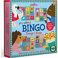 Preschool Things I Know Bingo