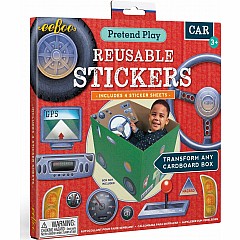 Car Pretend Play Reusable Sticker Set