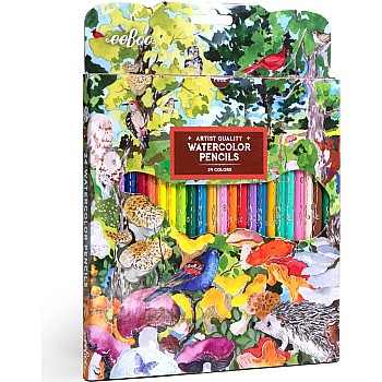 Mushroom 24 Watercolor Pencils