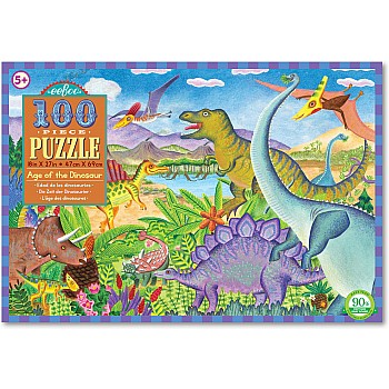 Eeboo "Age of the Dinosaur" (100 Pc Puzzle)