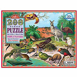 Eeboo "Wildlife of Australasia" (208 Pc Puzzle)