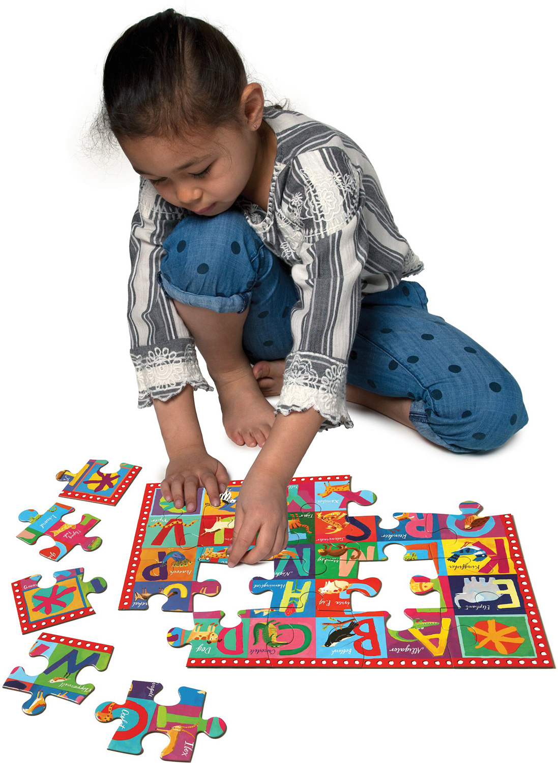 Animal Alphabet 20 Piece Puzzle - Eureka Puzzles