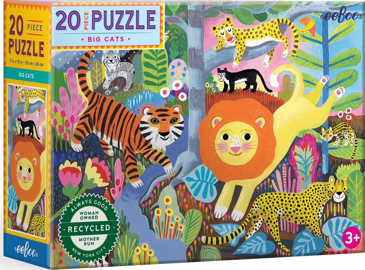 Big Cats Piece Puzzle Eureka Puzzles