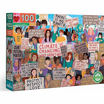 Eeboo "Climate March!" (100 Pc Puzzle)