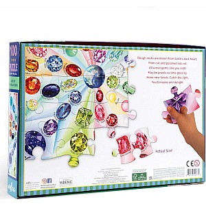 Love of Crystals and Gems 100 Piece Puzzle