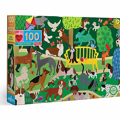 Dogs At Play 100 Piece Puzzle