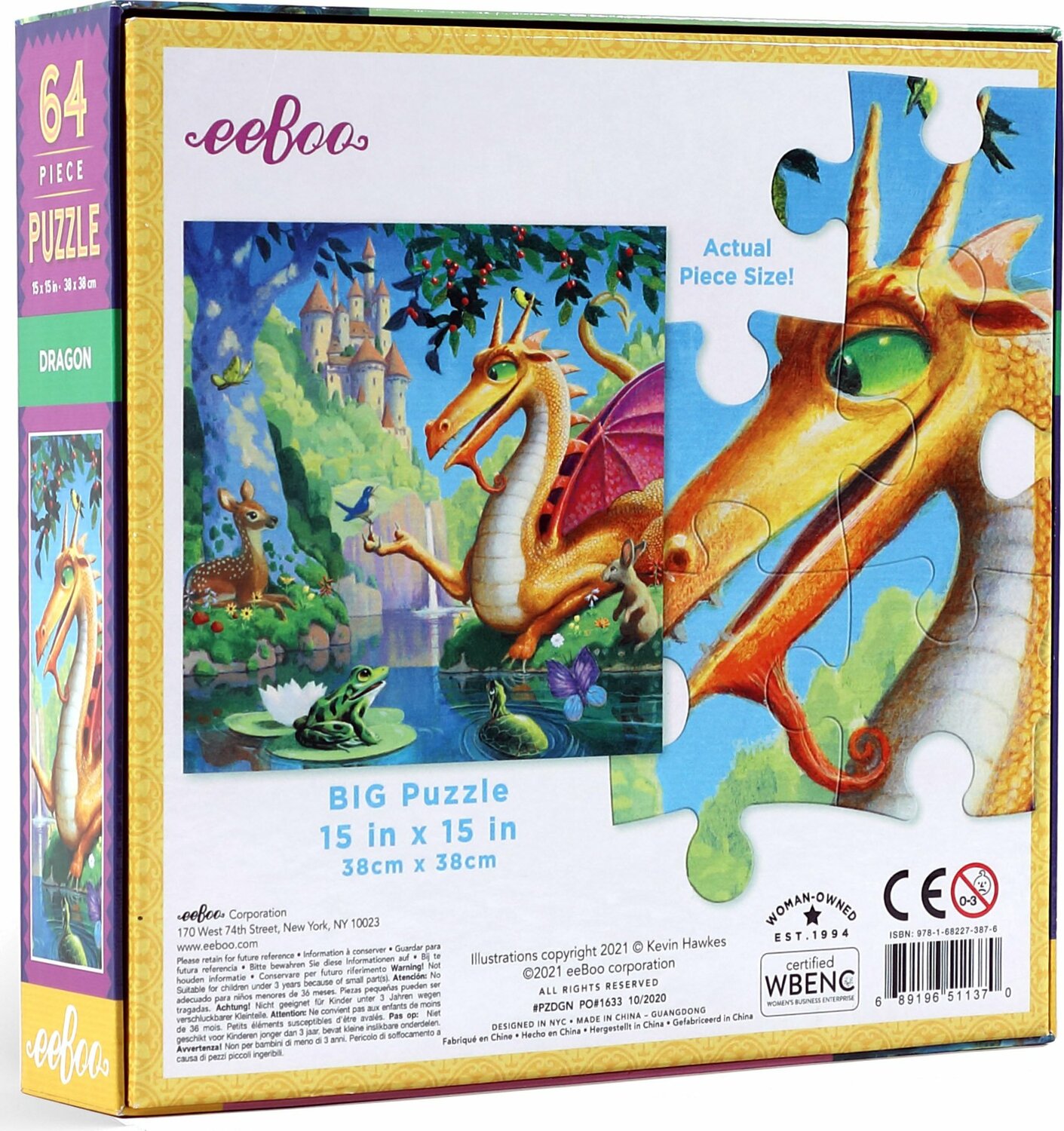Dragon 64 Piece Puzzle - The Toy Box Hanover