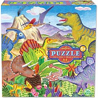 Dinosaur Island - 64 Piece Puzzle