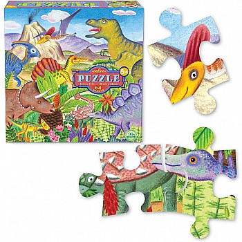 Eeboo "Dinosaur Island" (64 Pc Puzzle)