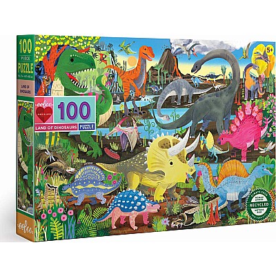 Land of Dinosaurs 100 Piece Puzzle