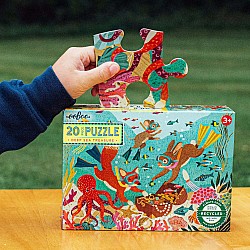 Eeboo "Deep Sea Treasure" (20 Pc Jumbo Puzzle)