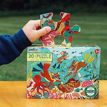 Eeboo "Deep Sea Treasure" (20 Pc Jumbo Puzzle)