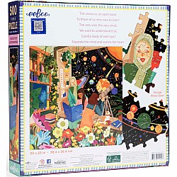 Eeboo "Bookstore Astronomers" (500 Pc Square Puzzle)