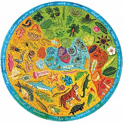 Biodiversity 500 Piece Round Puzzle