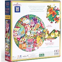 Charcuterie 500 Piece Round Puzzle