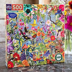 Eeboo "Garden of Eden" (500 Pc Square Puzzle)