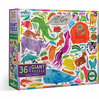 Animal Voices 36 Piece Giant Floor Puzzle