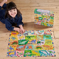 Eeboo "Alphabet of Dinosaurs" (36 pc Giant Puzzle)