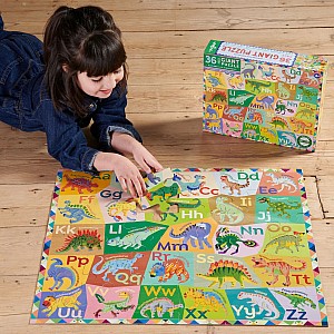 Alphabet of Dinosaurs 36 Piece Giant Puzzle