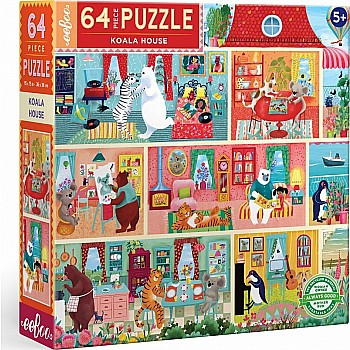 Eeboo "Koala House" (64 Pc Puzzle)